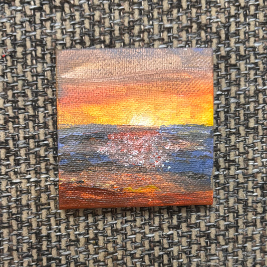 Mini Canvas Magnet Painting #6