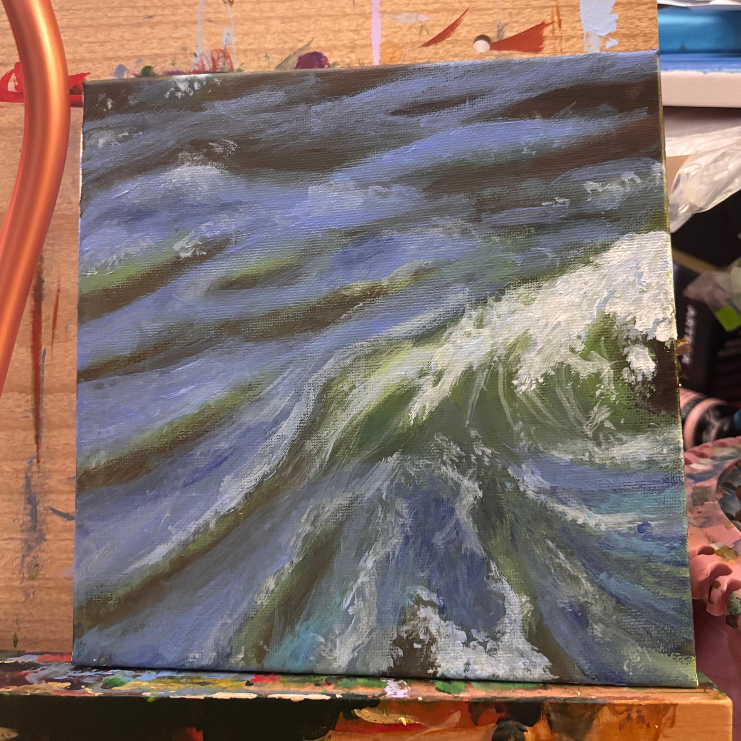 “Splash of Hope” | Original Acrylic Painting