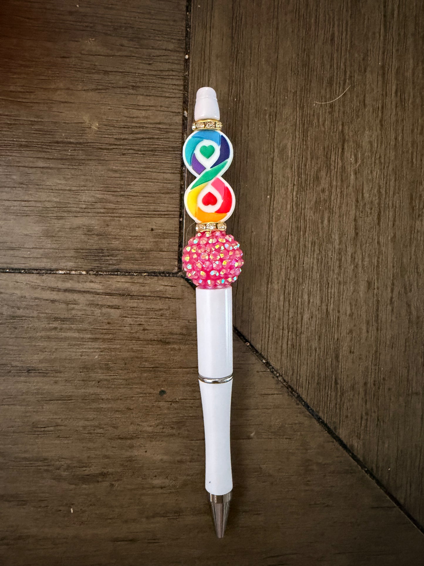 Autism Acceptance Beaded Pen
