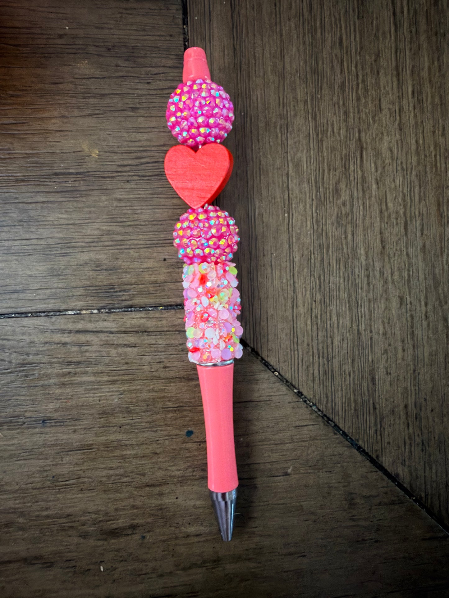 Heart Beaded Pen