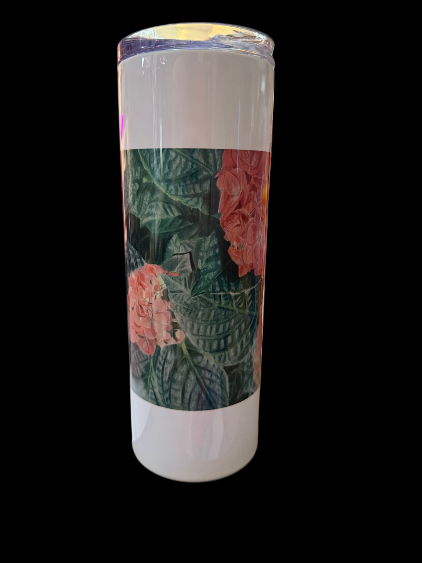 Blush of Hydrangeas Original Art Tumbler