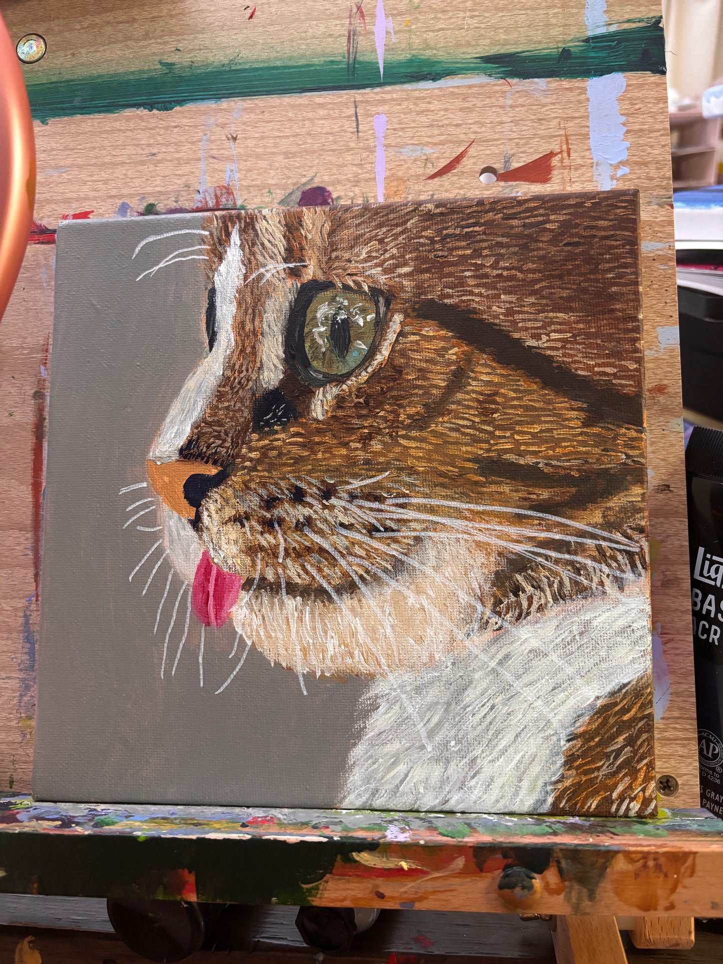 “Blep” | Original Acrylic Painting