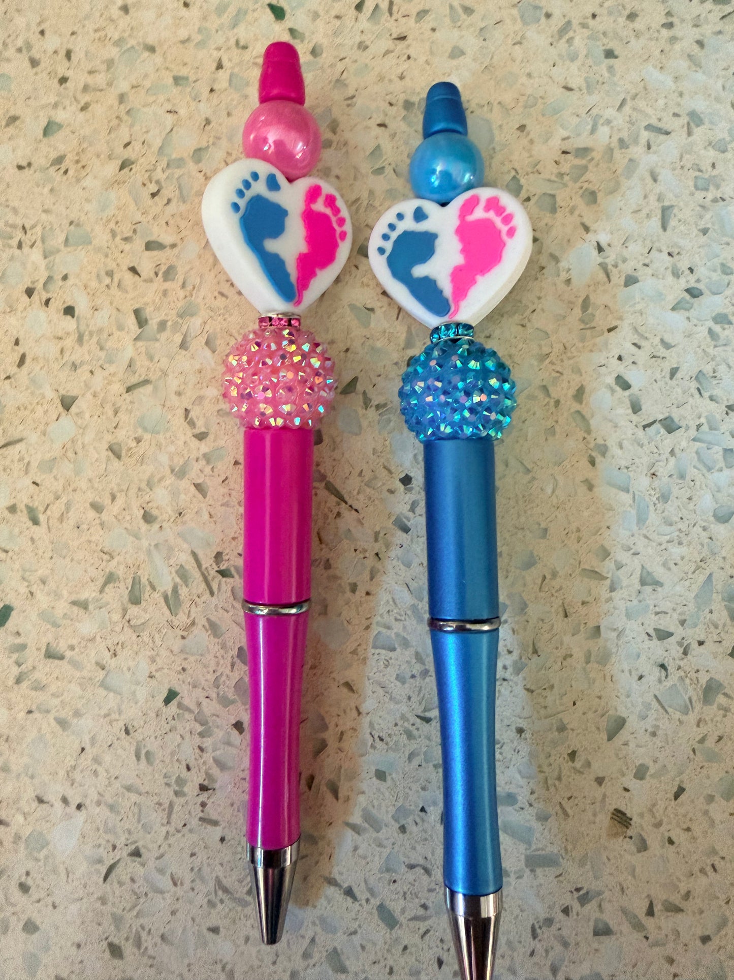 Birth Announcement Beaded Pens