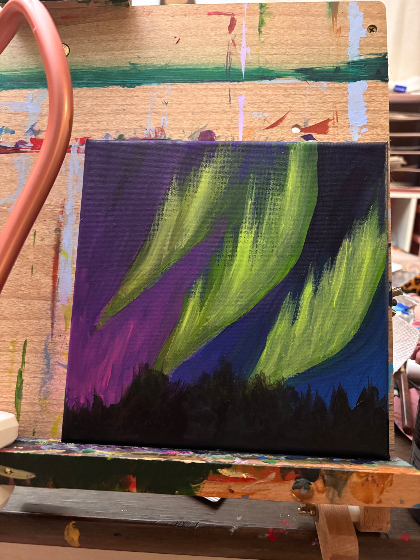 The Northern Lights | Original Acrylic Painting