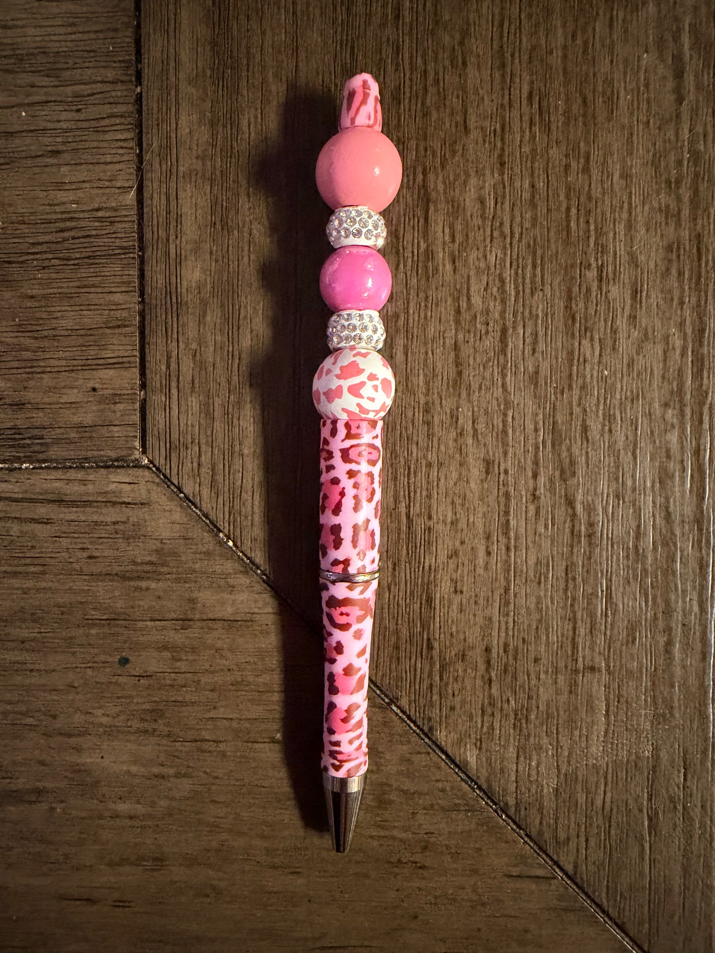 Leopard Print Beaded Pen # 2