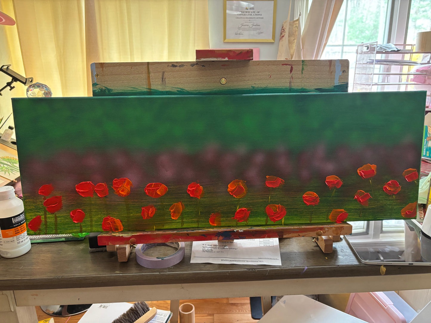 Field of Poppies | Original Acrylic Painting