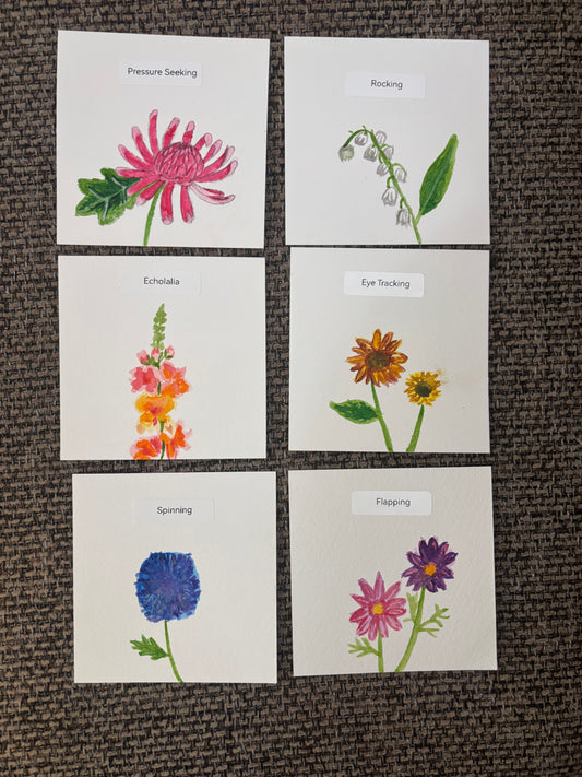 STIMS IN BLOOM BOX | Original Watercolor Paintings