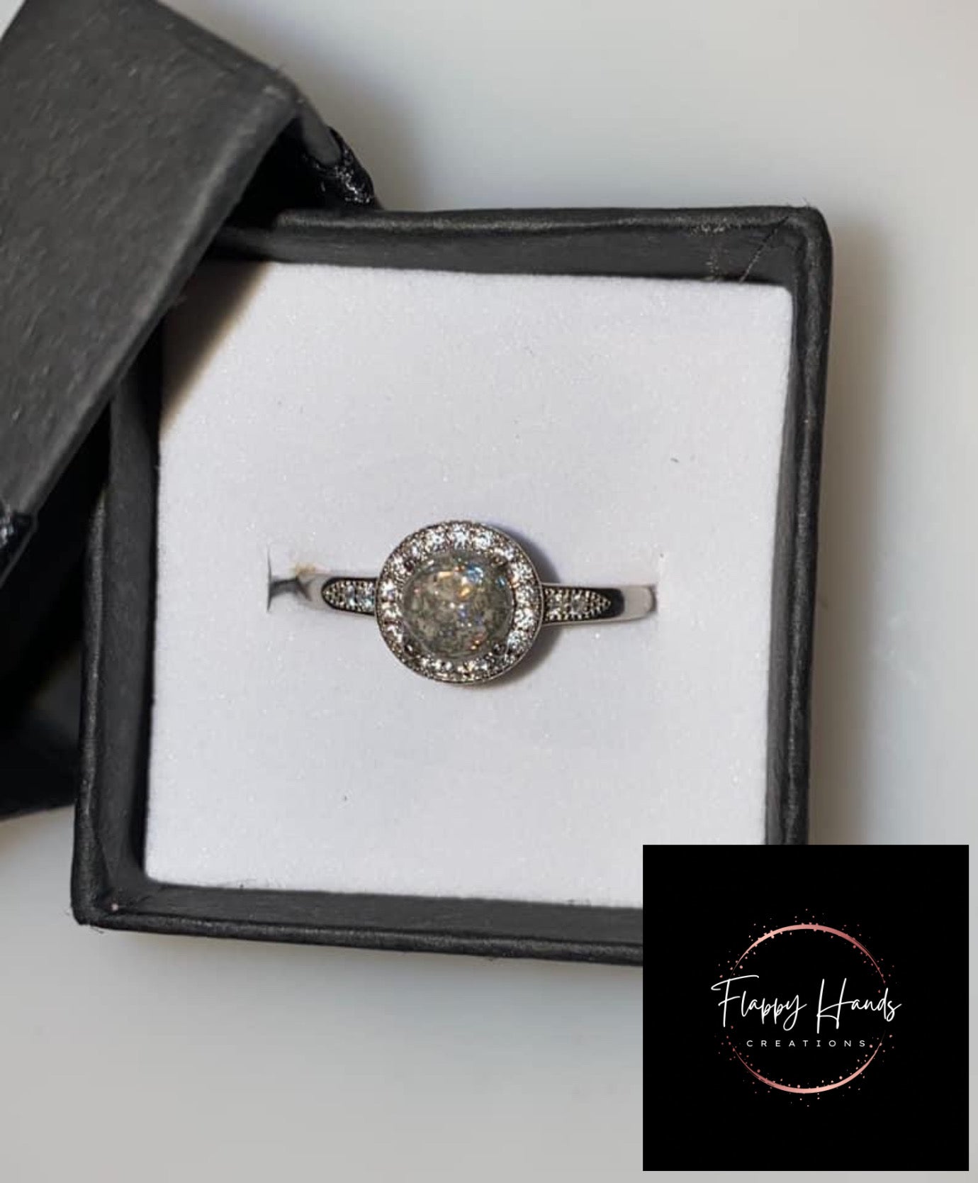 Halo Ring - Sterling Silver