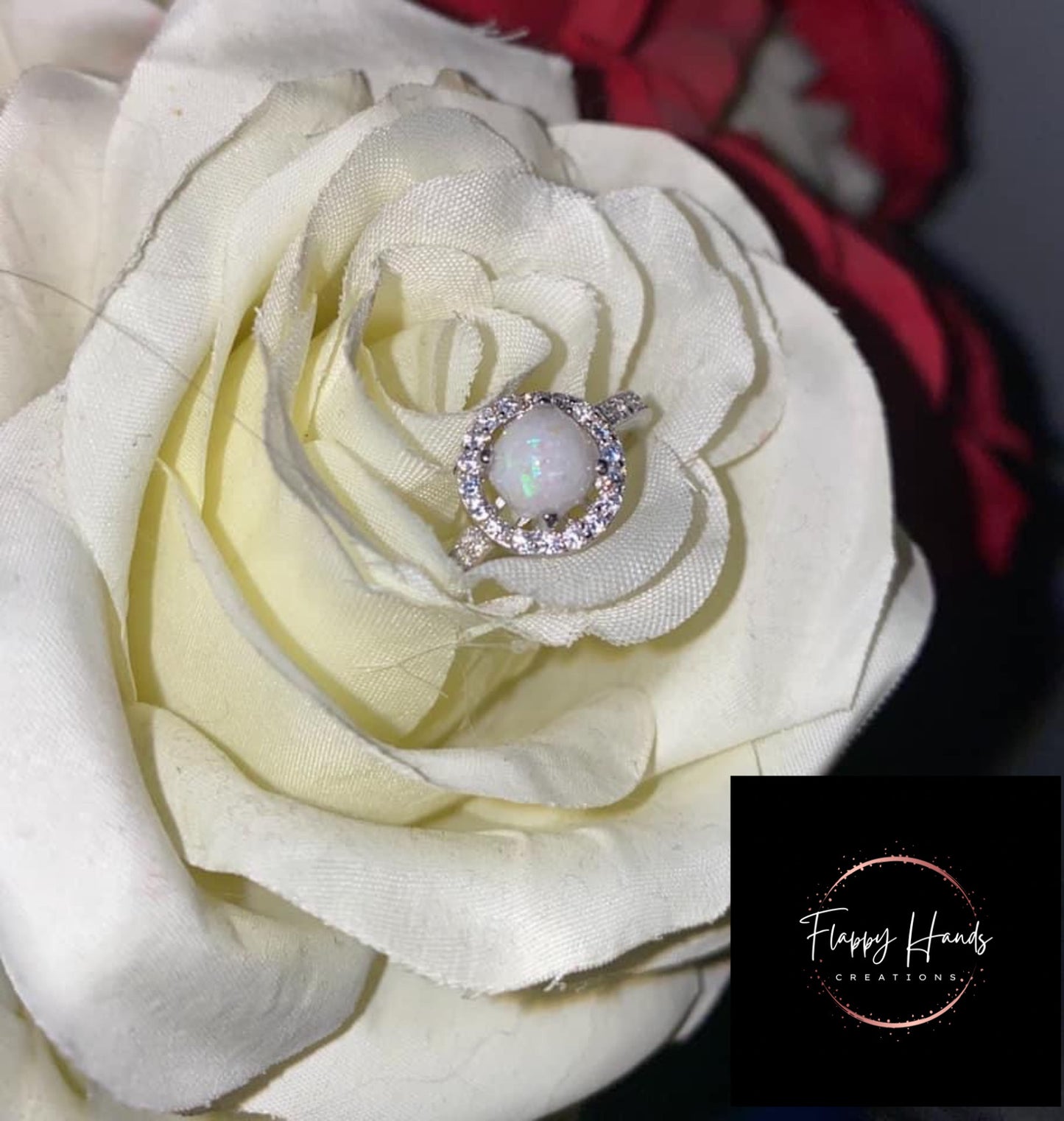 Halo Ring - Sterling Silver