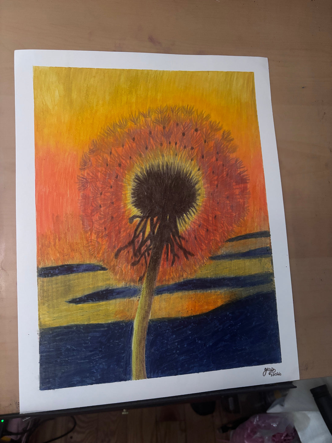 I drew on the wrong paper