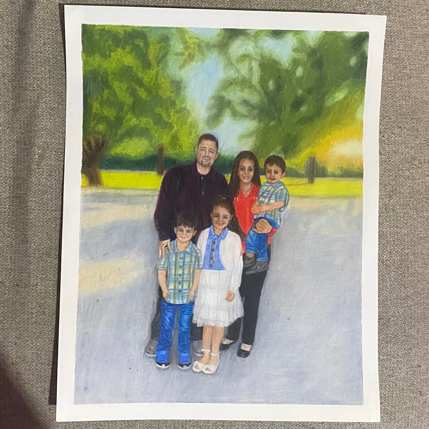 Custom Colored Pencil Drawing
