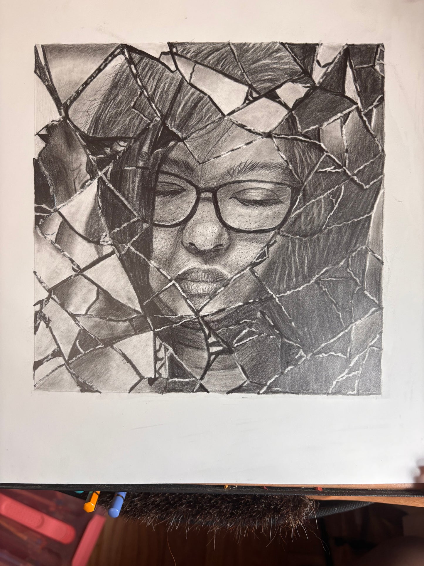 Custom Colored Pencil Drawing
