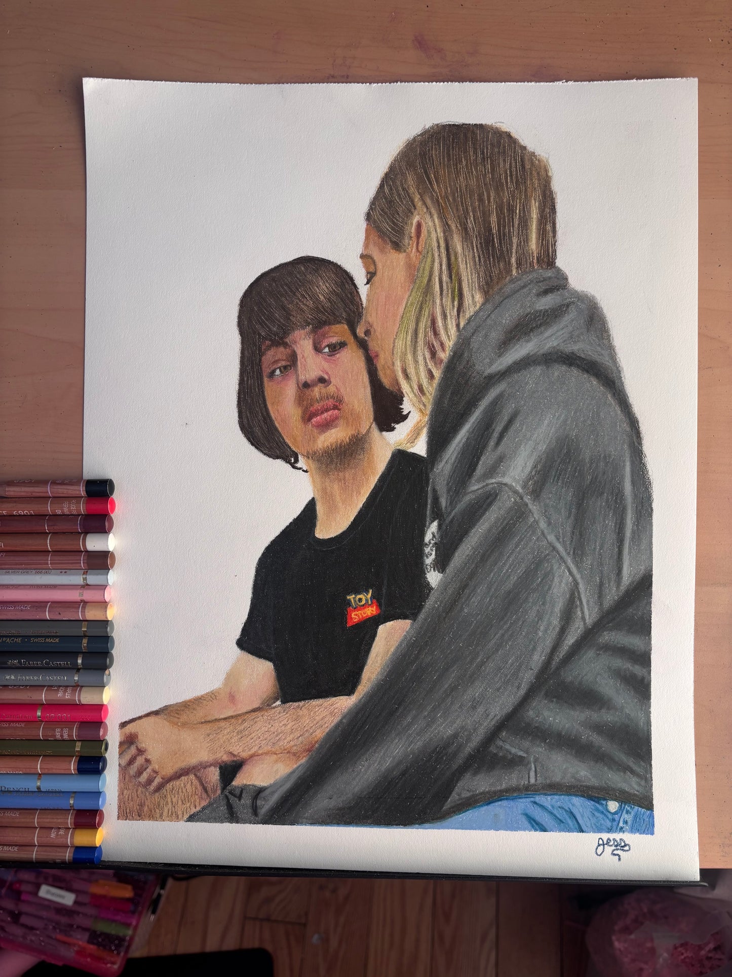 Custom Colored Pencil Drawing