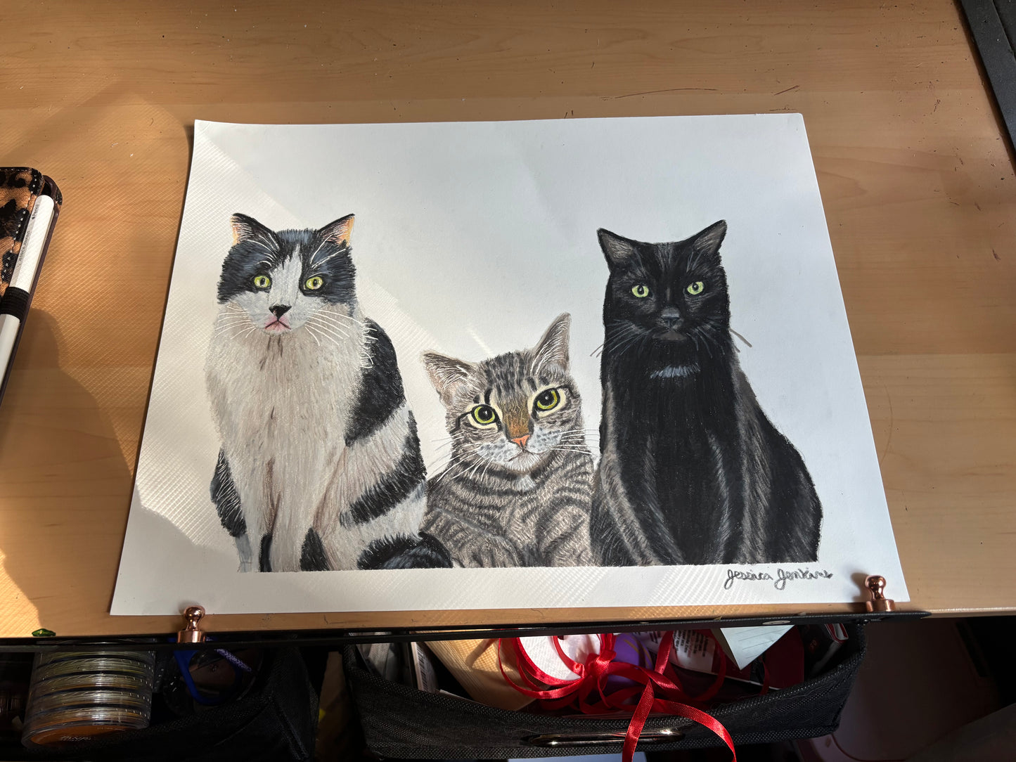 Custom Colored Pencil Drawing