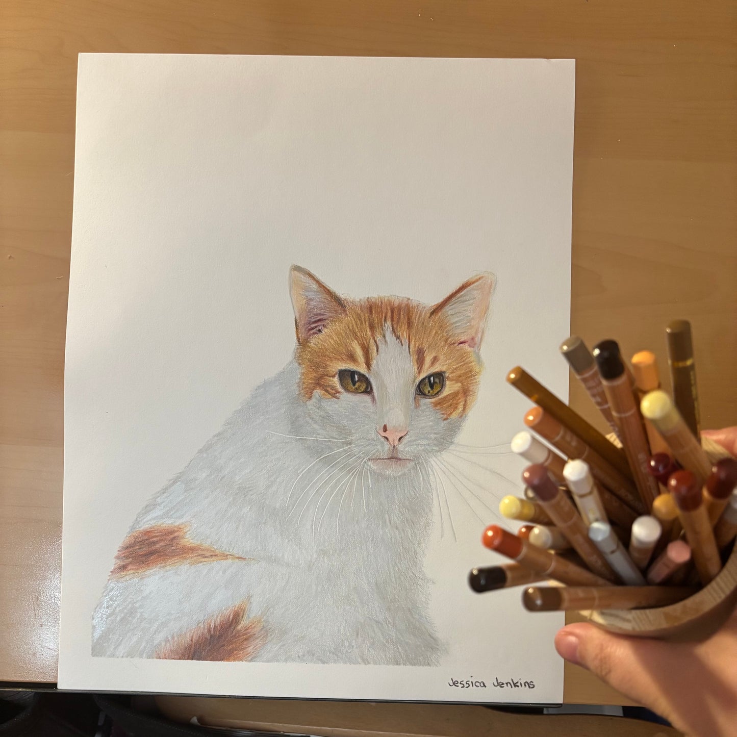 Custom Colored Pencil Drawing