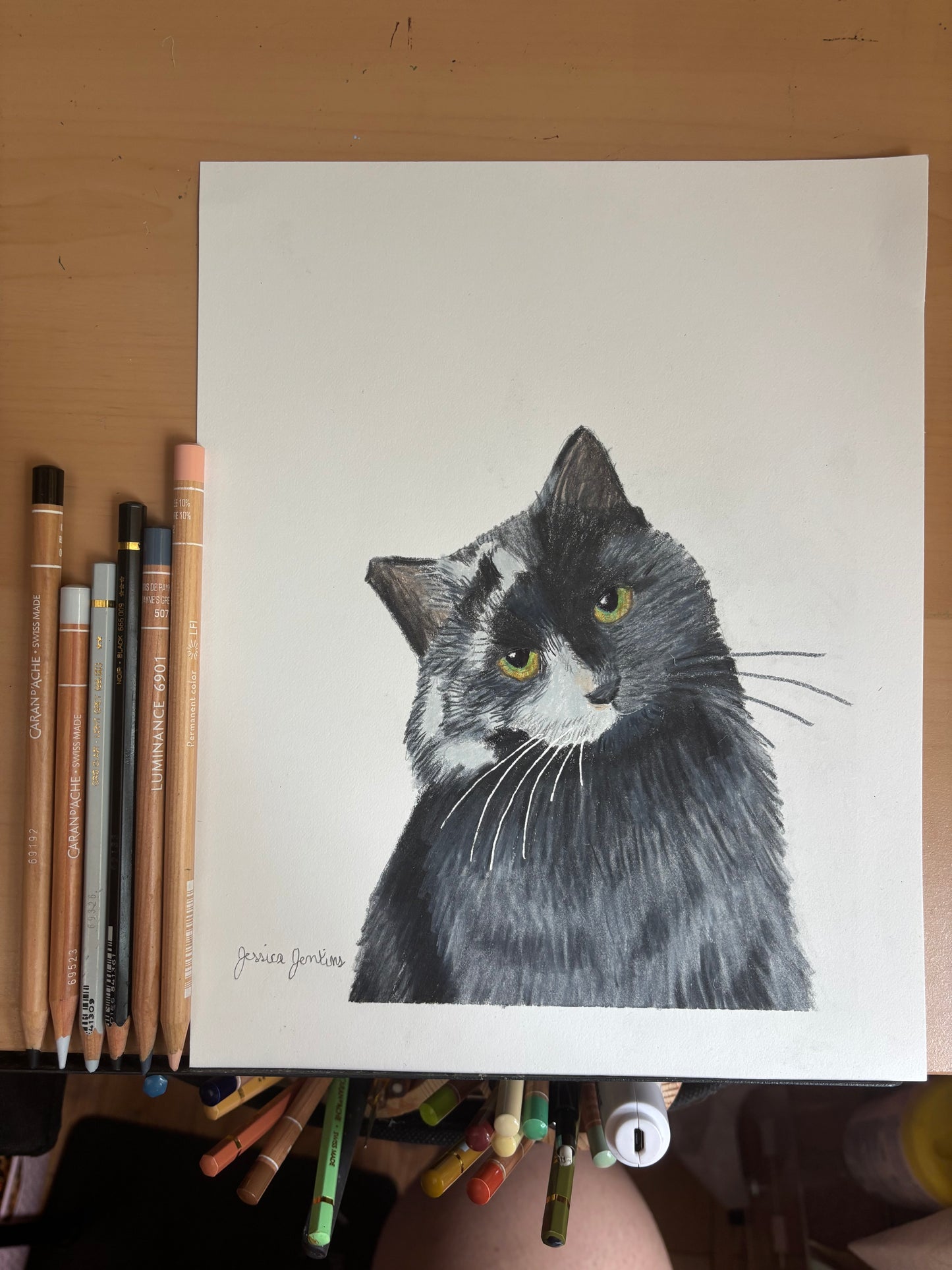 Custom Colored Pencil Drawing