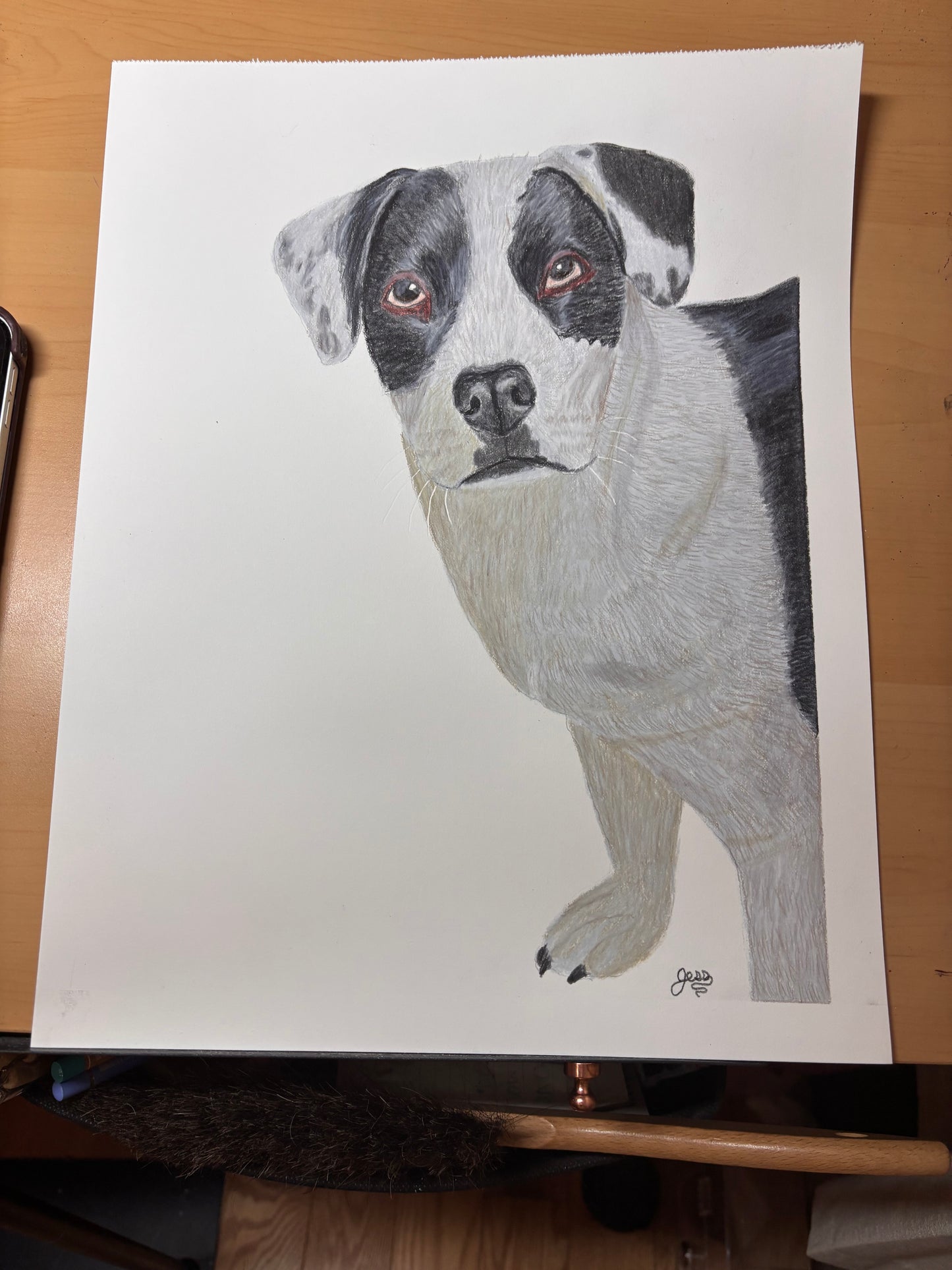 Custom Colored Pencil Drawing