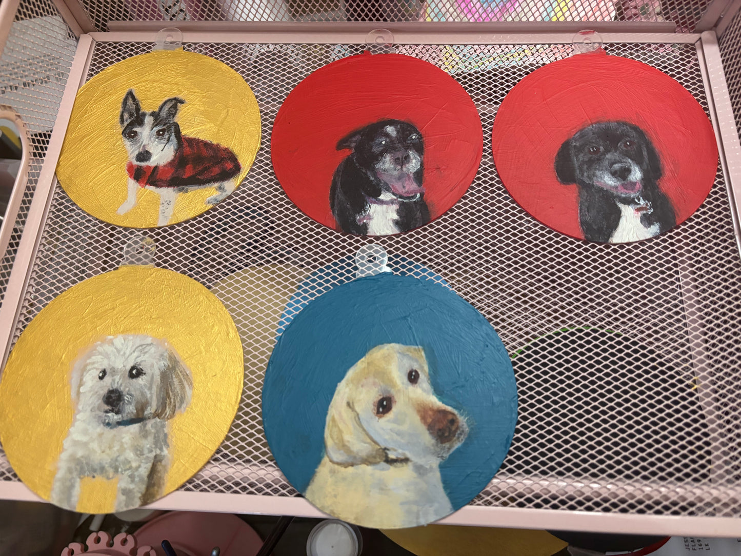 Custom Pet Portrait Ornaments