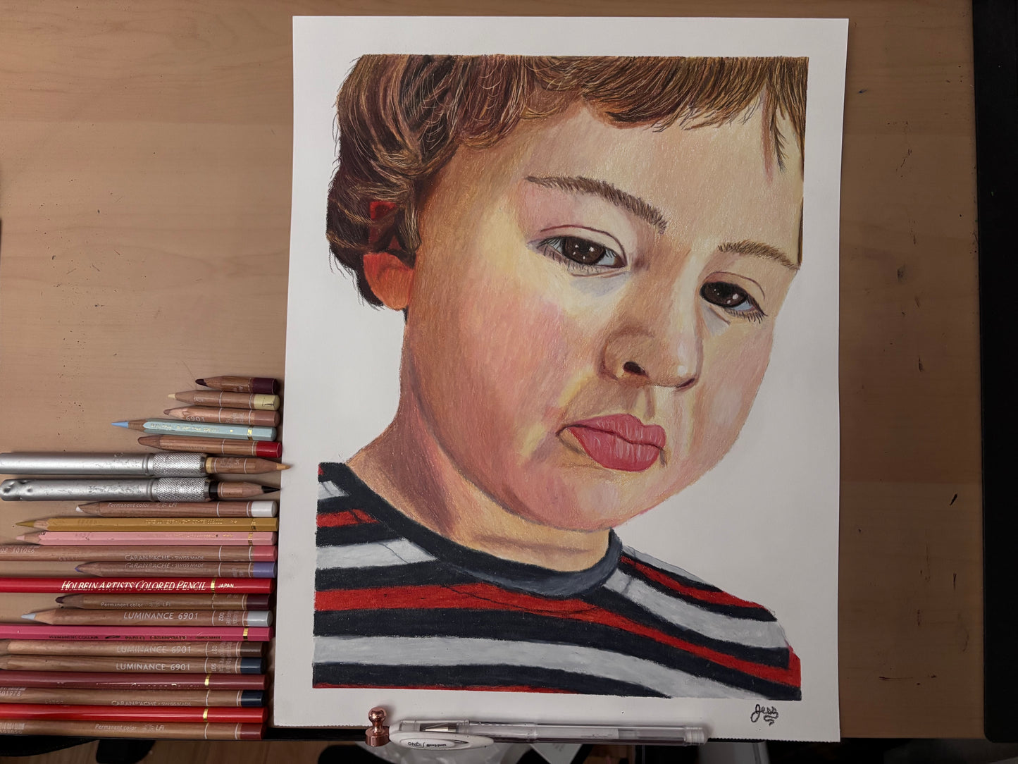 Custom Colored Pencil Drawing