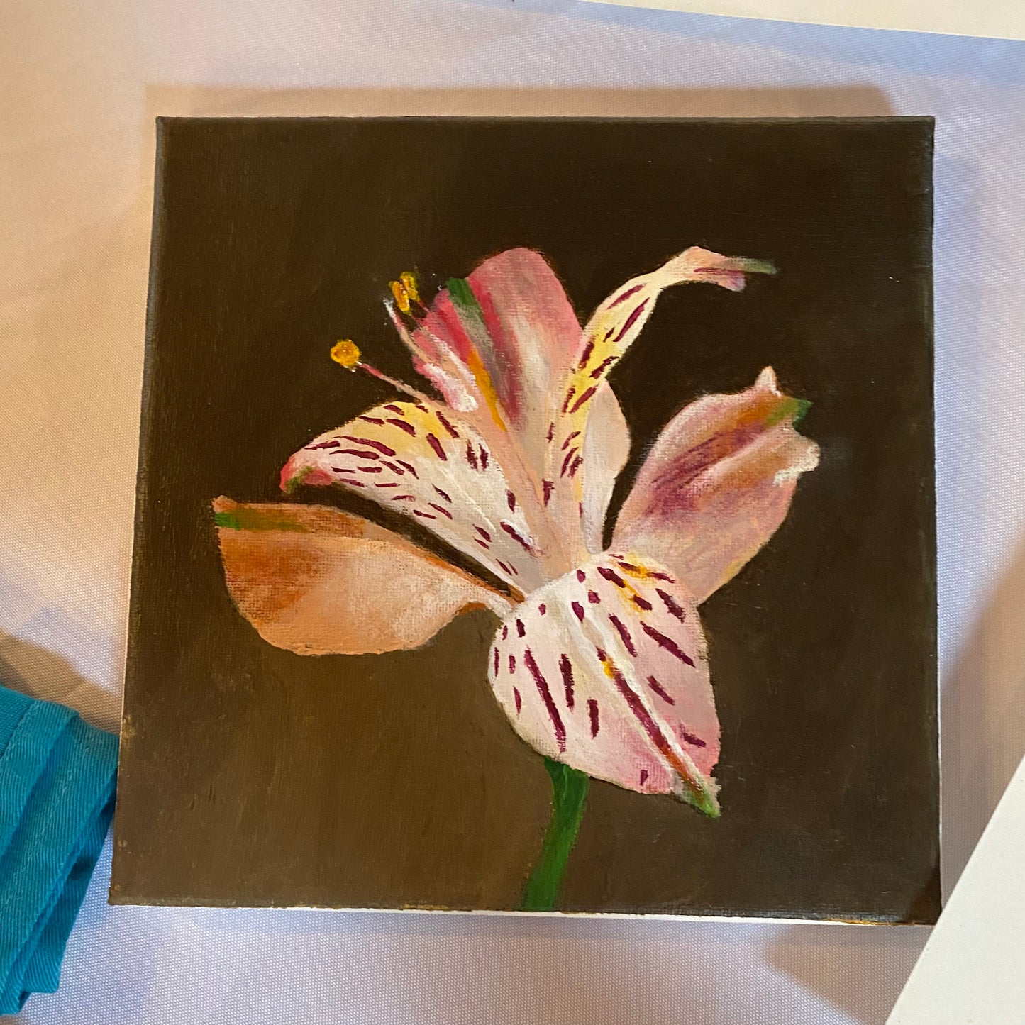 Peruvian Lily | Acrylic Painting