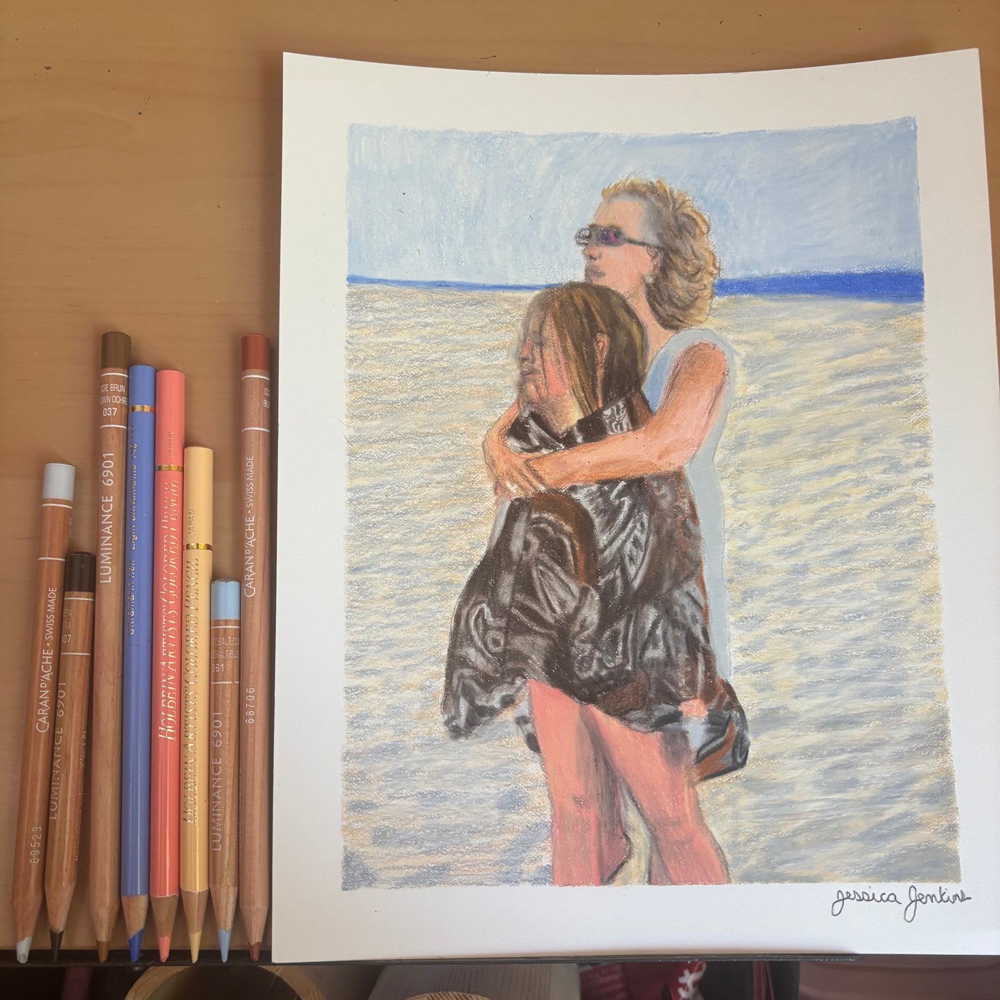 Custom Colored Pencil Drawing
