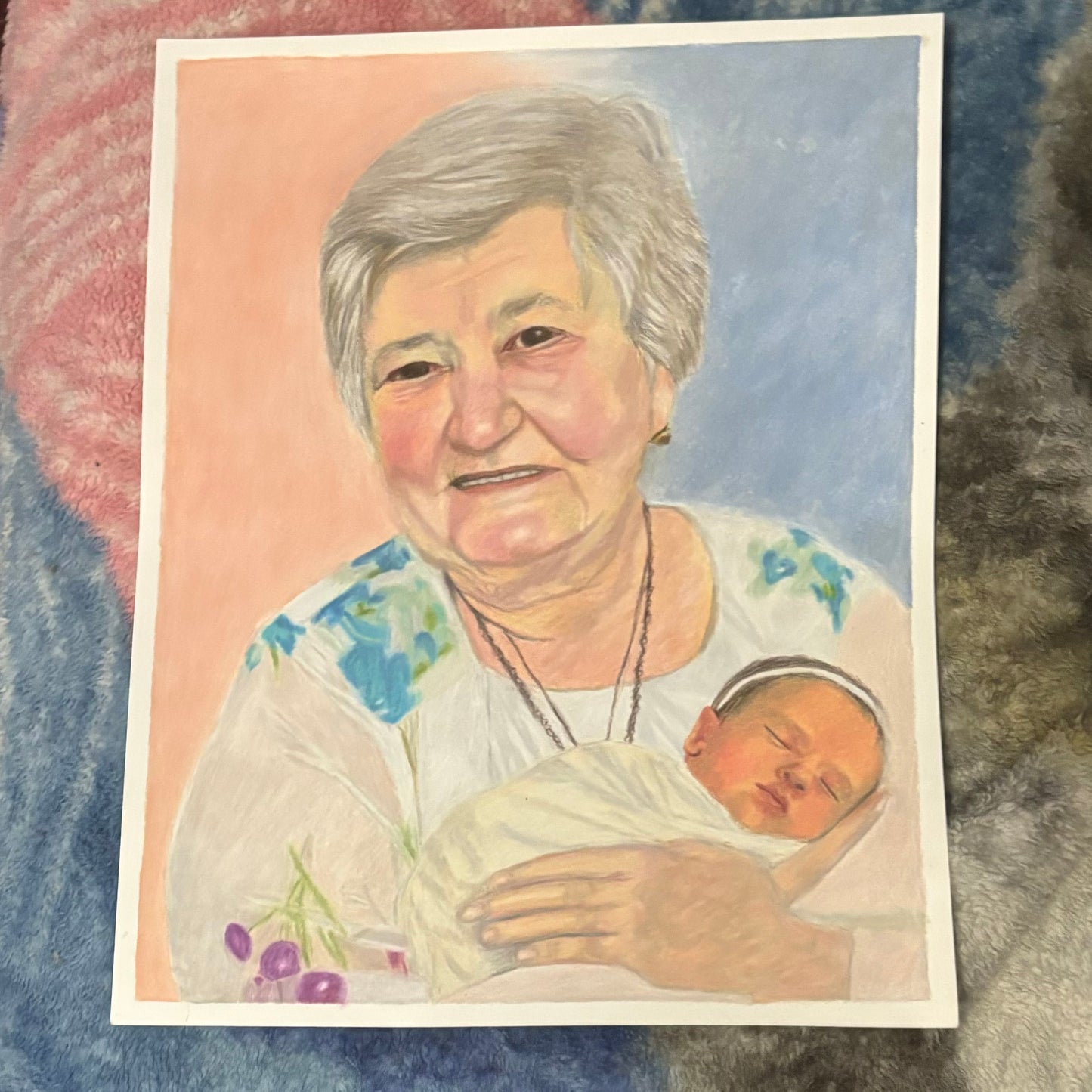 Custom Colored Pencil Drawing