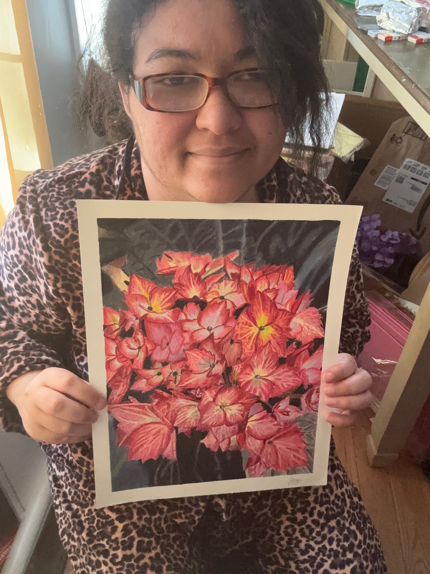 Custom Colored Pencil Drawing