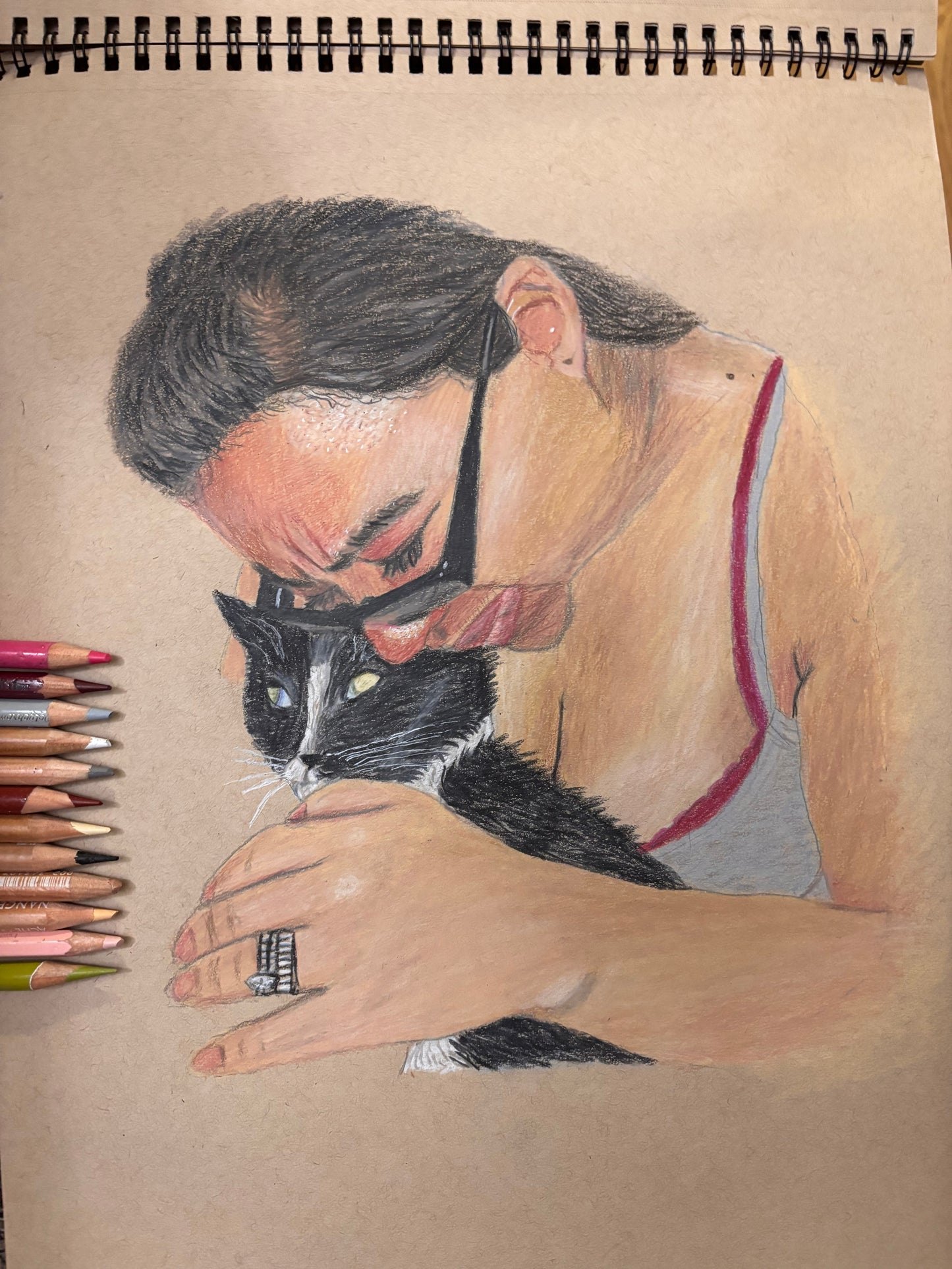 Custom Colored Pencil Drawing