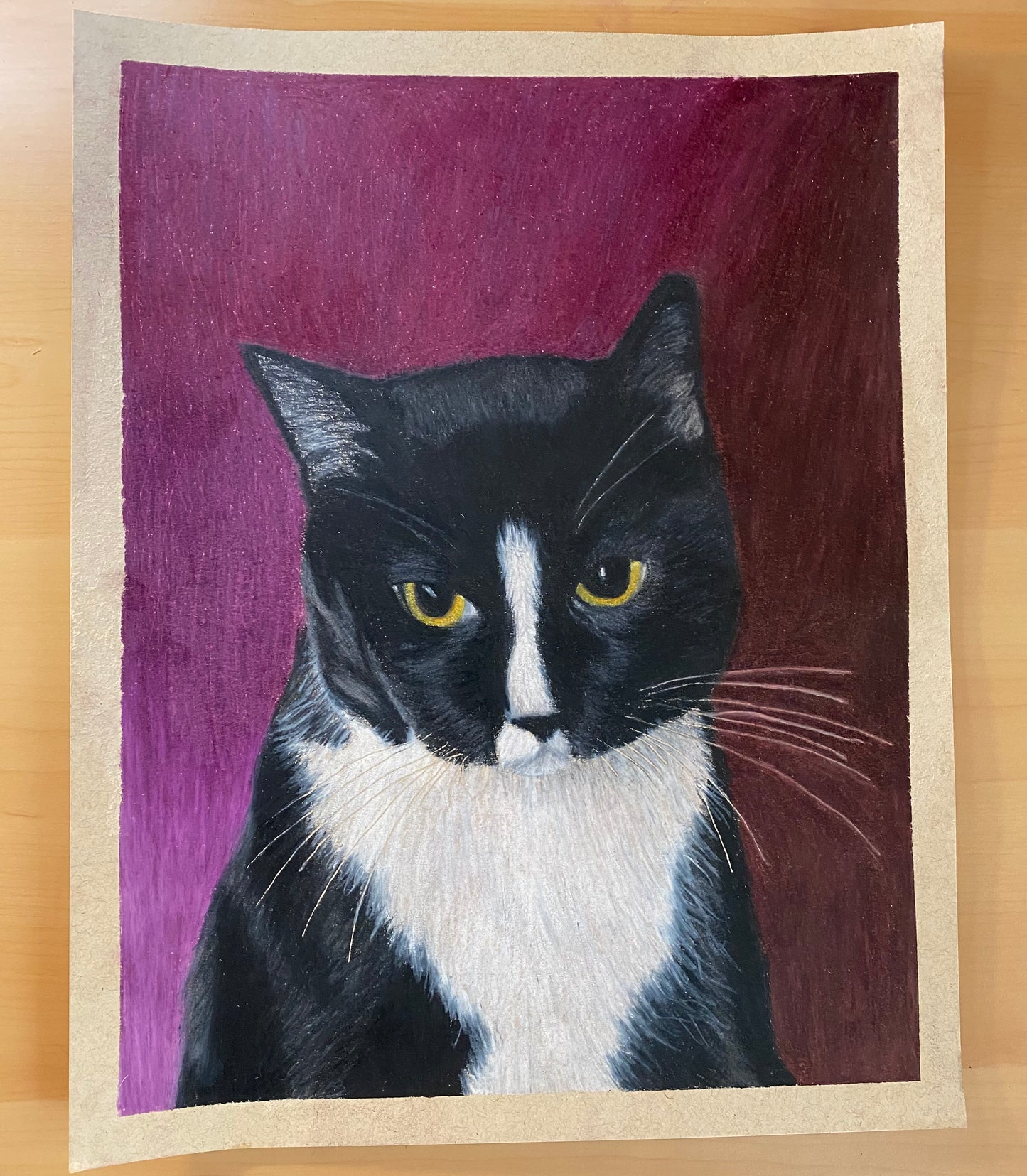 Custom Colored Pencil Drawing