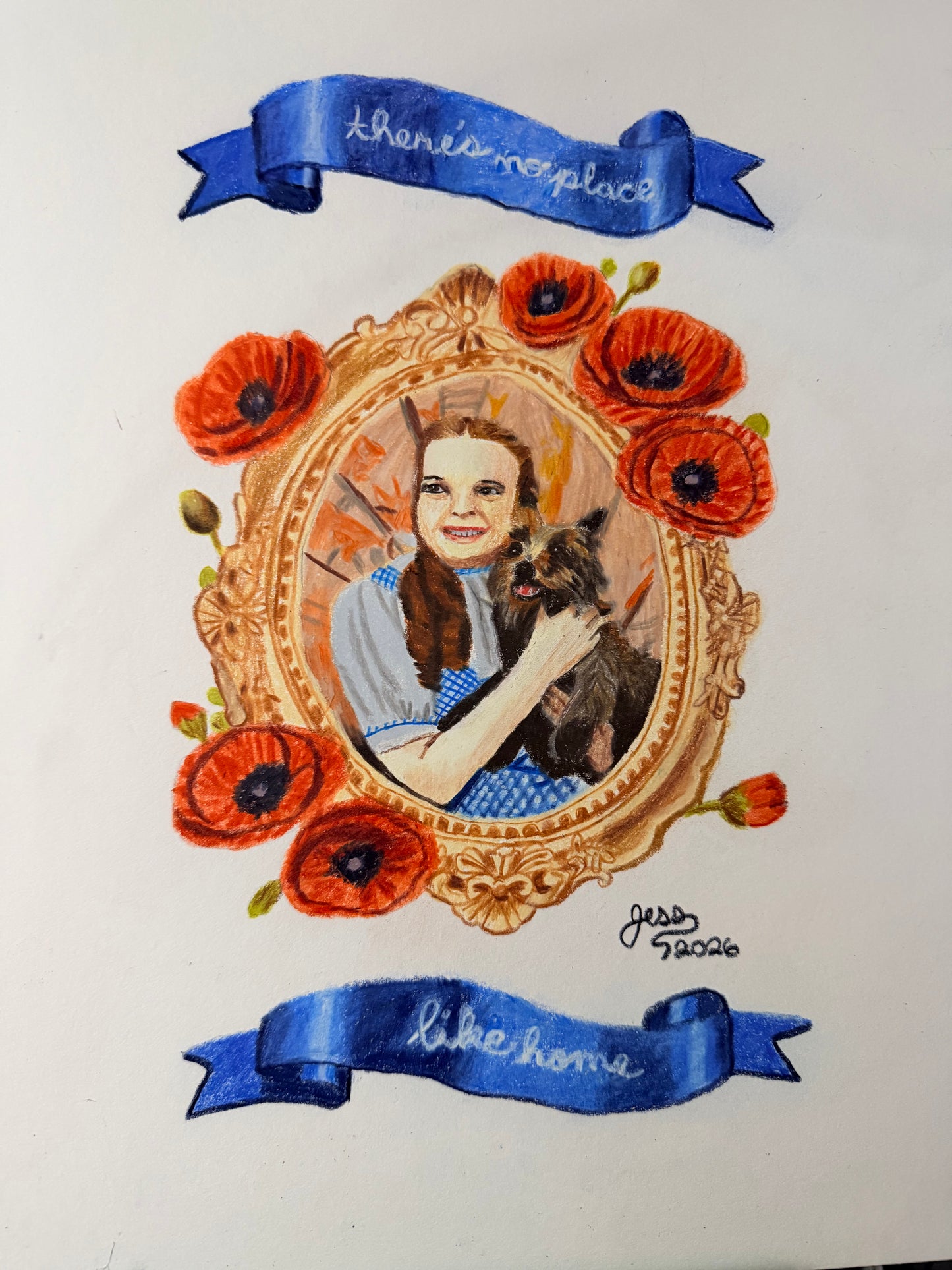 Custom Colored Pencil Drawing