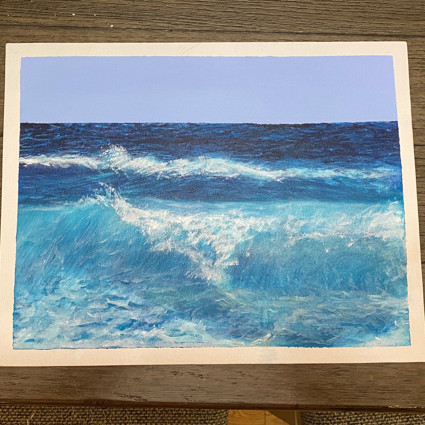 Ocean Waves - Acrylic Painting