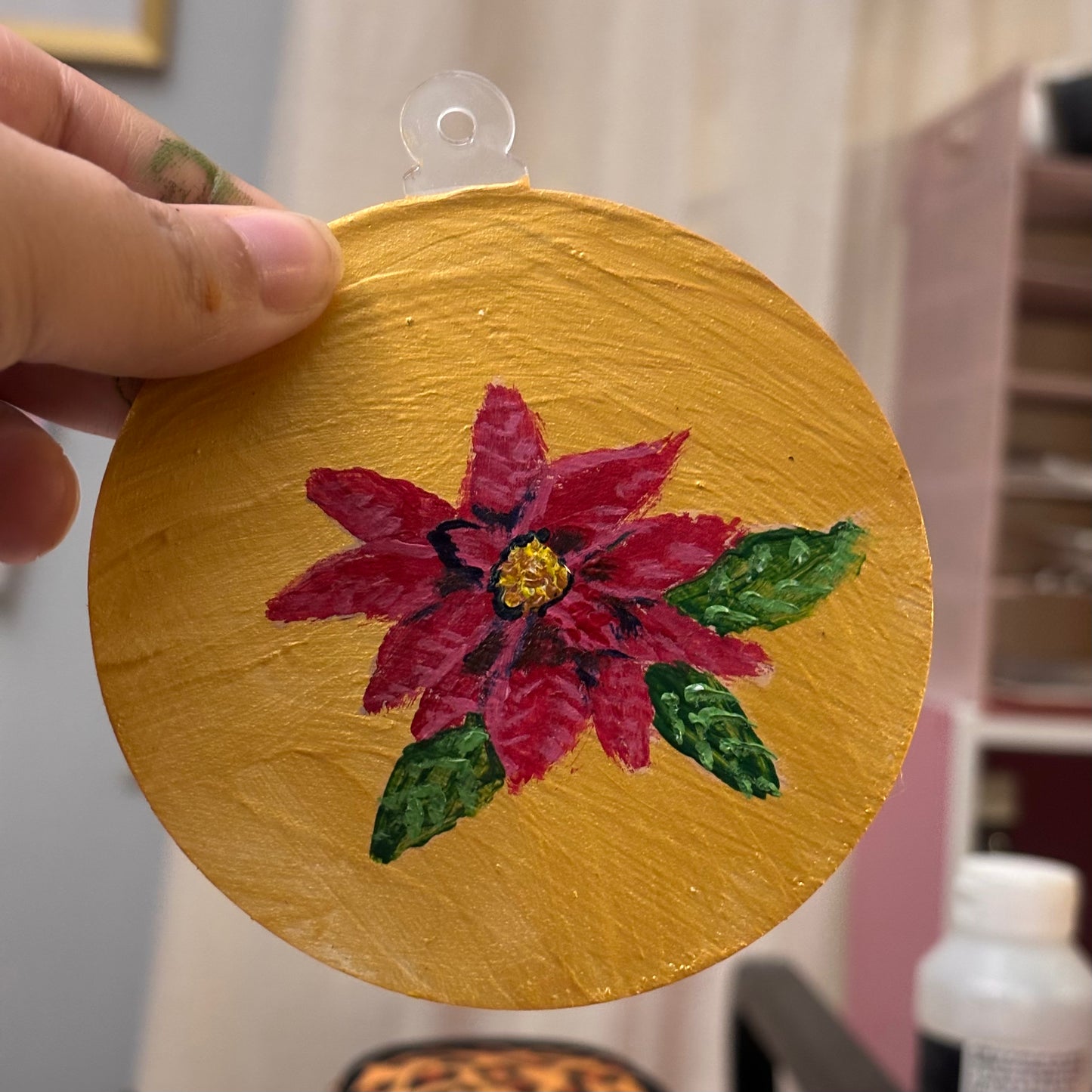 Poinsettia Ornament
