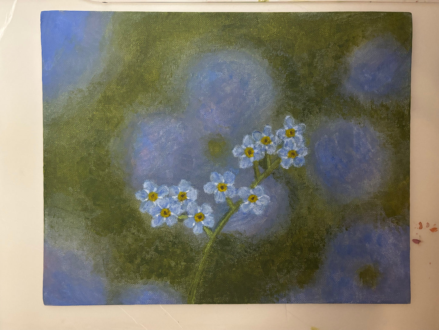 Forget-me-nots | Original Acrylic Painting