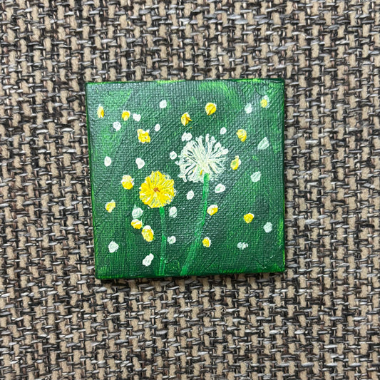 Mini Canvas Magnet Painting #4