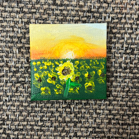Mini Canvas Magnet Painting #3