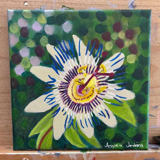 Passion Flower | Original Acrylic Painting