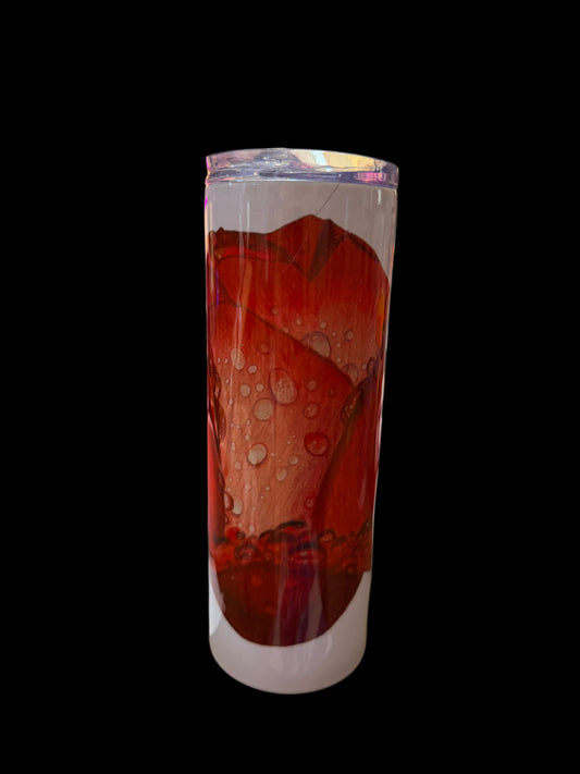 Rainy Rose Original Art Tumbler
