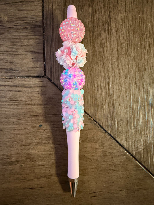 Floral Beaded Pen