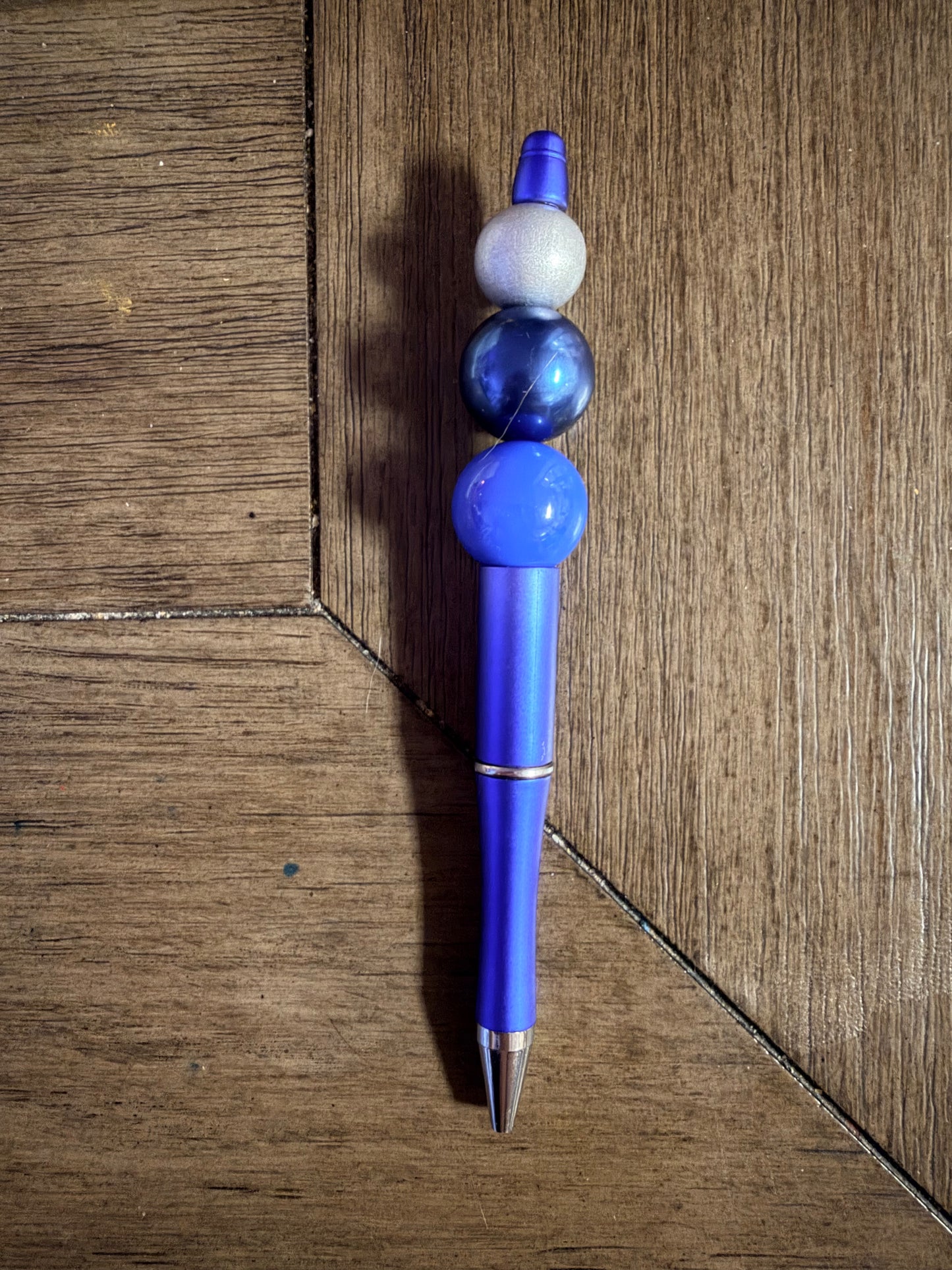 Royal Blue Beaded Pens # 3