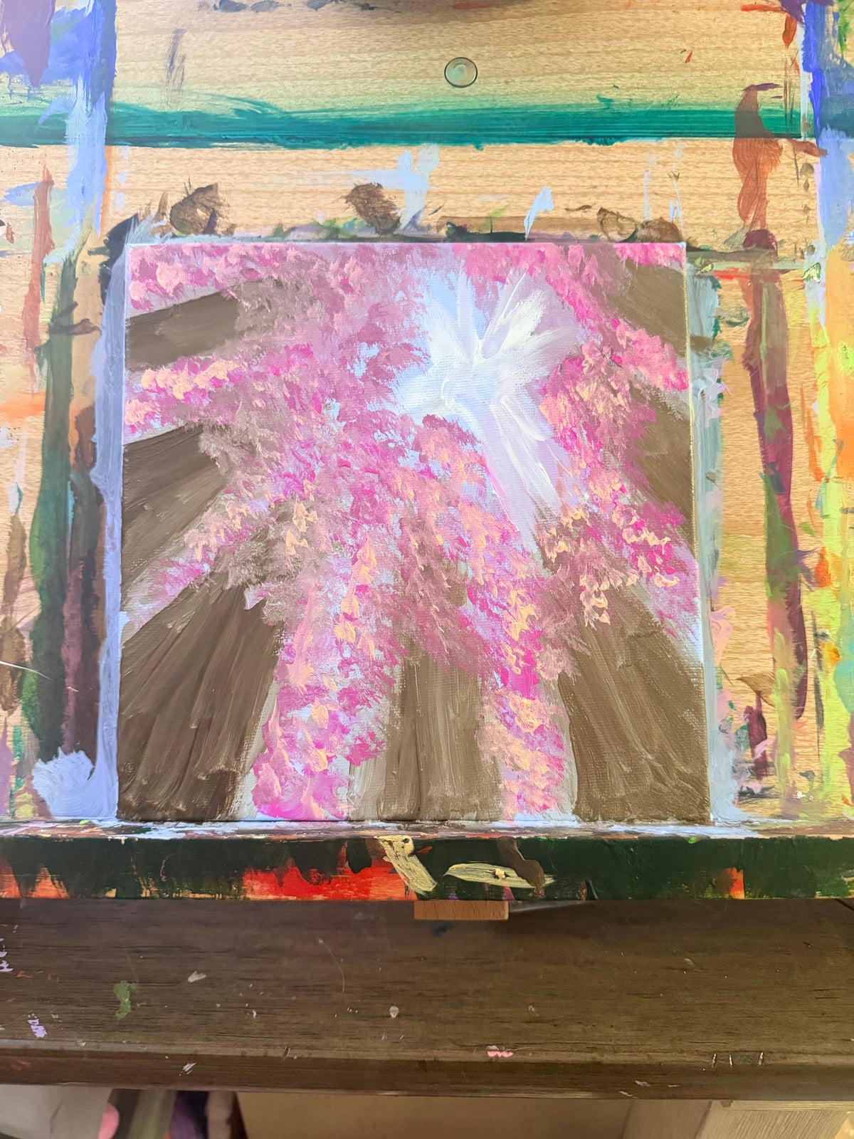 Cherry Blossoms | Original Acrylic Painting