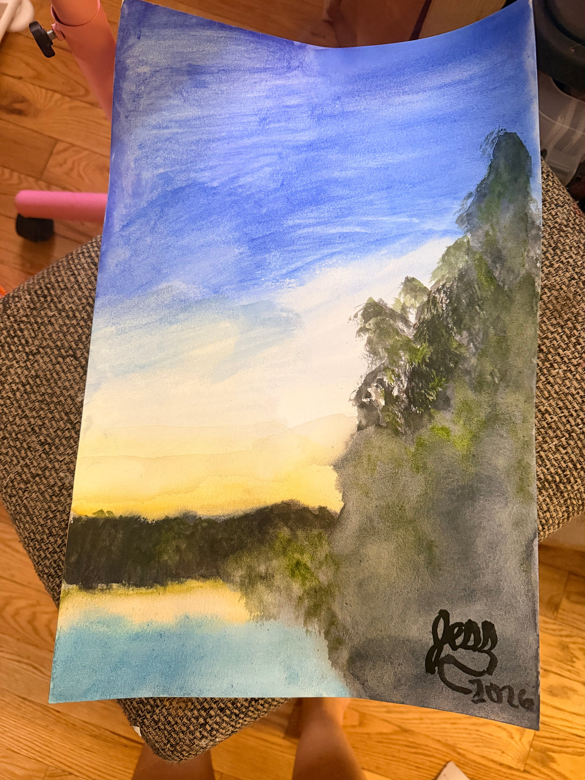 Sunset | Original Watercolor Painting