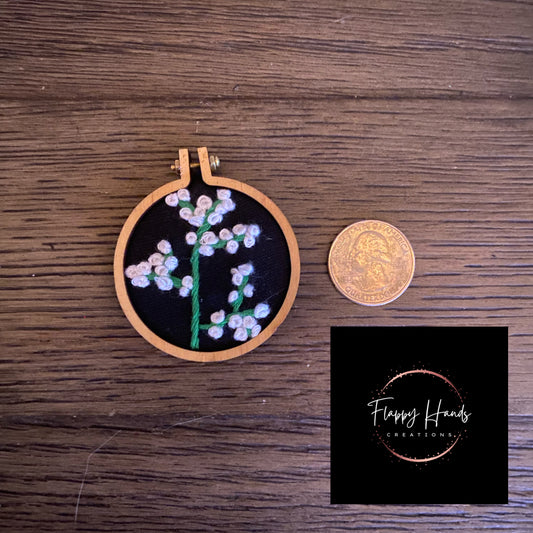 Mini Embroidered Baby’s Breath